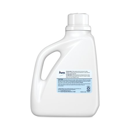 Purex Laundry Detergent, 75 oz Bottle, Liquid, Unscented, 6 PK 10024200060401